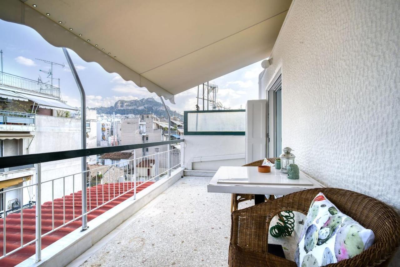 The Cactus Apartment With Large Sunny Balcony Athens Ngoại thất bức ảnh